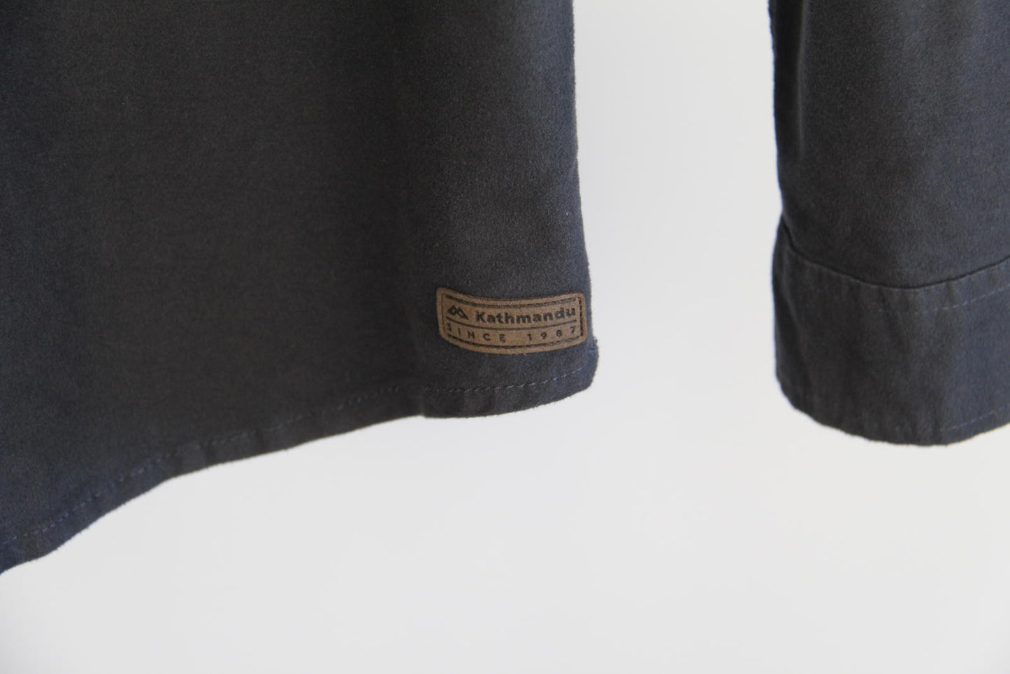 Kathmandu Men's Navy Long Sleeve Cotton Stretch Shirt – Size XS