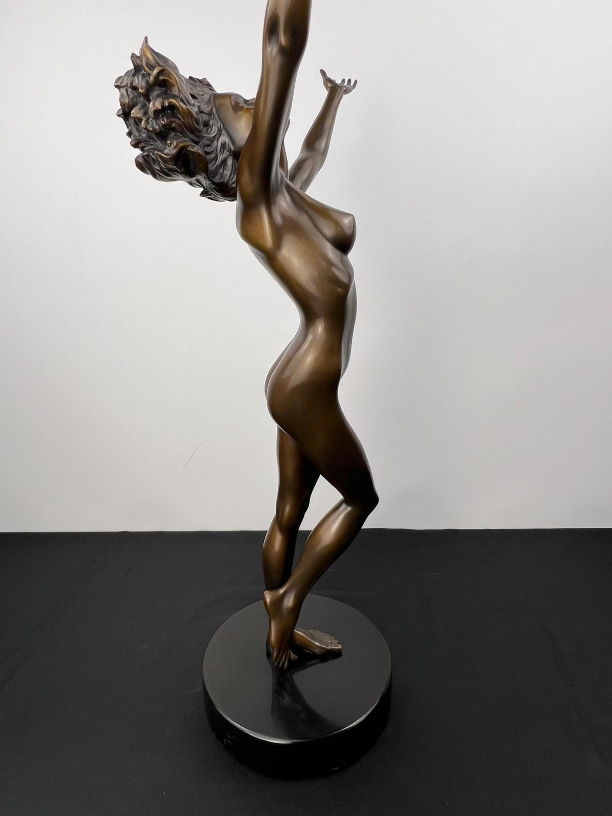 Genuine 'Gratitude' Bronze Sculpture by Danielle Anjou