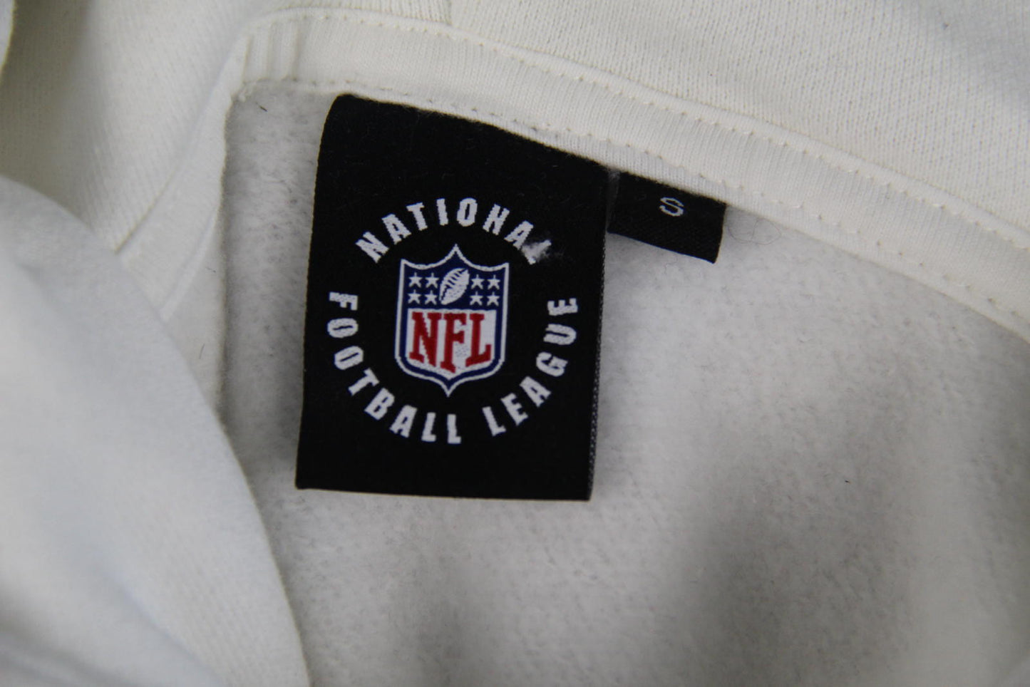 NFL Miami Dolphins Hoodie – Small – White Fleece Pullover – Official Product