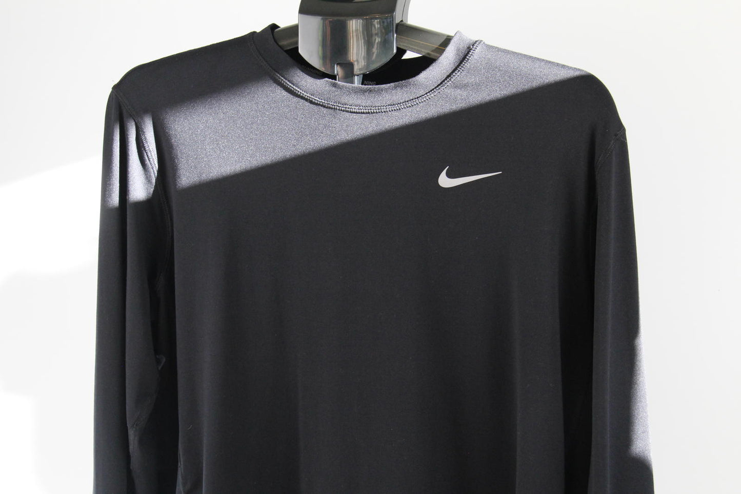 Nike Dri-FIT Long Sleeve T-Shirt - Black - Large