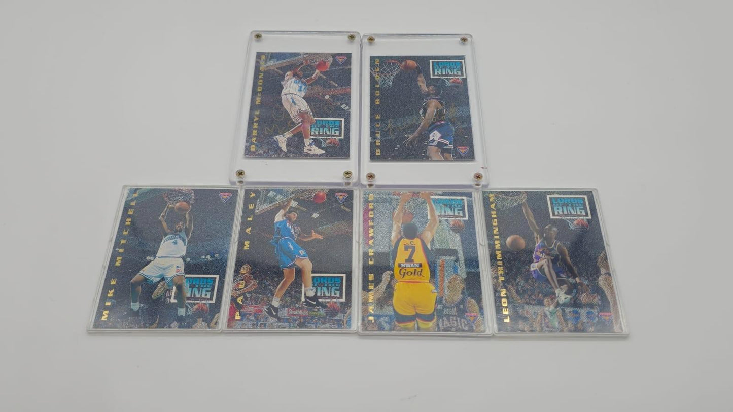 1994 Australia NBL Series II 'Lords Of The Ring Card Full Set (6) - Signed