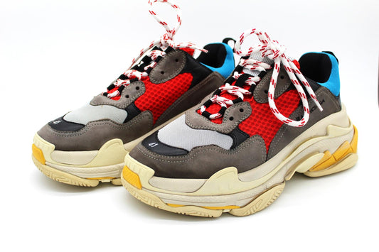 Balenciaga Triple S 'Blue Red' Size 41 EU 533883 Made in Italy