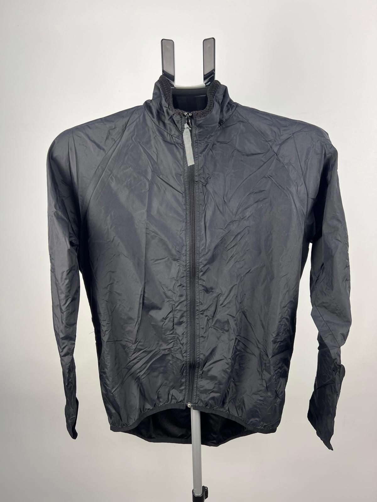 Sportful Cycling Wind Jacket Black XS Full Zip Reflective Details