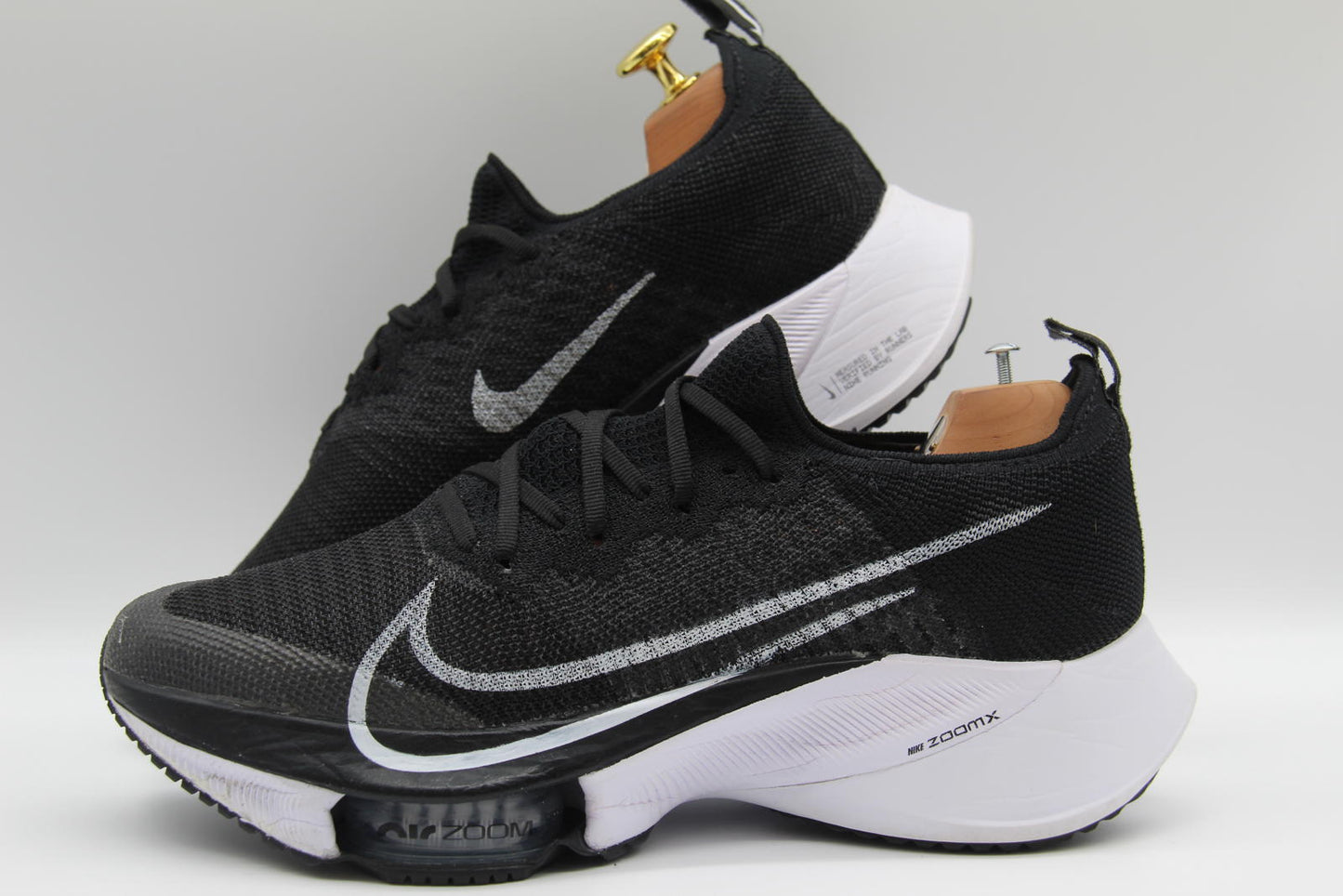 Nike Air Zoom Tempo Next% Flyknit Black/White Sneakers - US 8 / UK 7 / EU 41