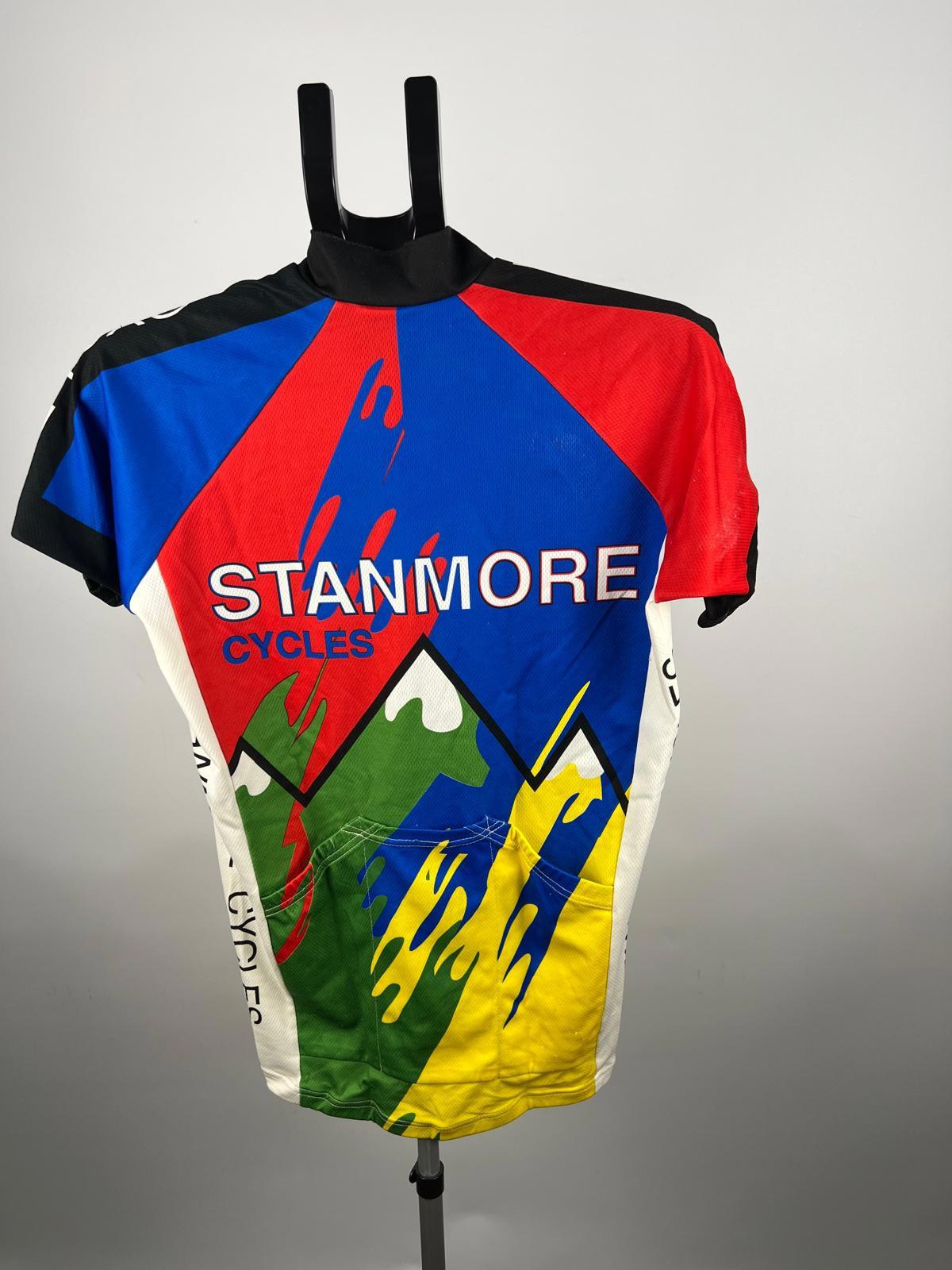 Clima Stanmore Cycles Vintage Cycling Jersey S Full Zip NZ Made