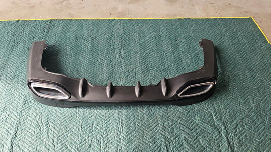 Genuine Mercedes CLA C118 AMG Line Rear Diffuser – Dual Exhaust (2019–2024)