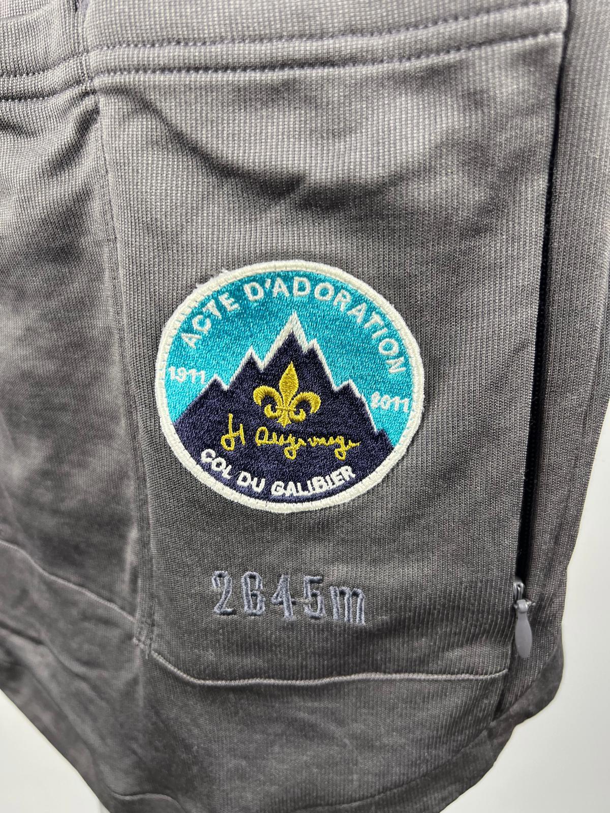 Rapha Galibier Short Sleeve Cycling Jersey - XS - Teal/Cream/Grey