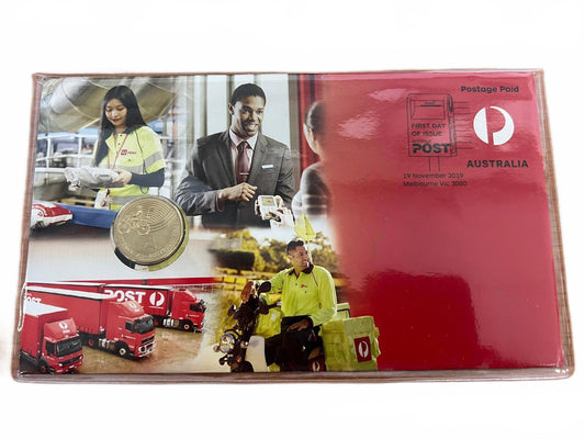 2019 PNC AUSTRALIA POST WITH $1 A COIN