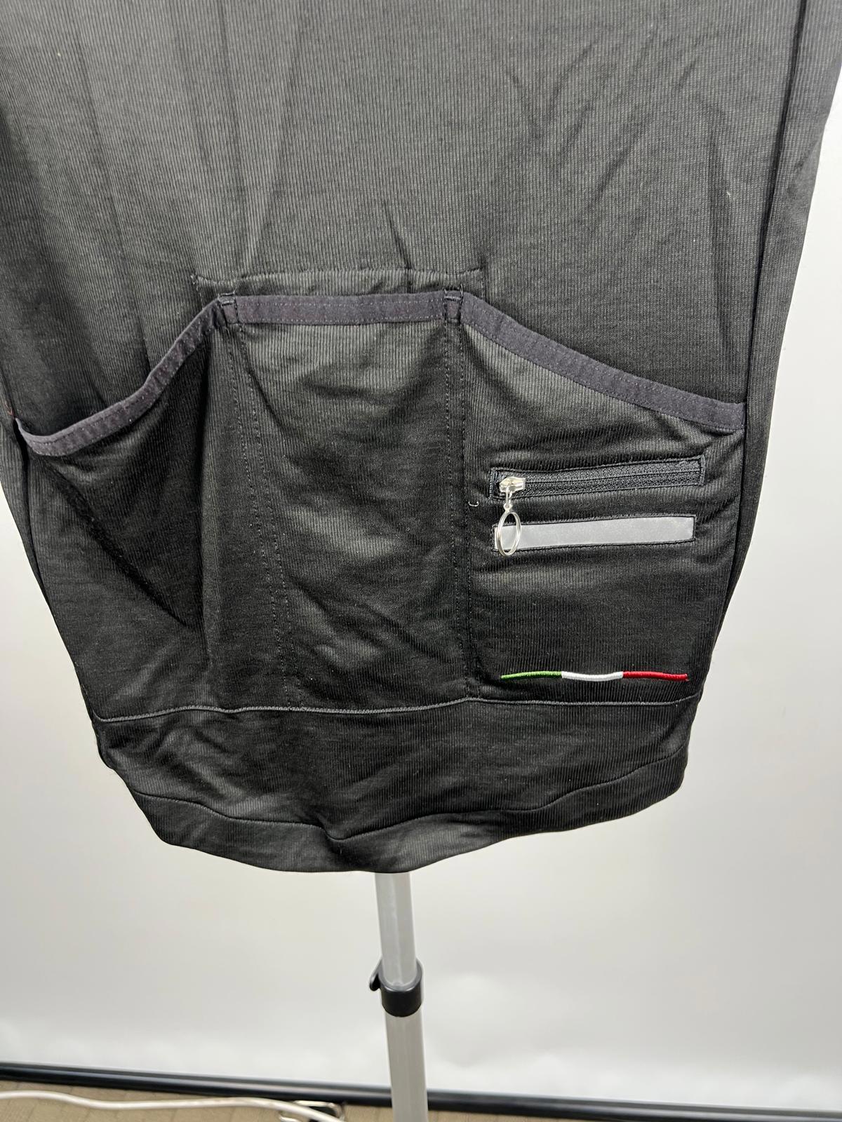 Rapha Cycling Jersey - XS - Black - Made in Italy - Short Sleeve - Full Zip