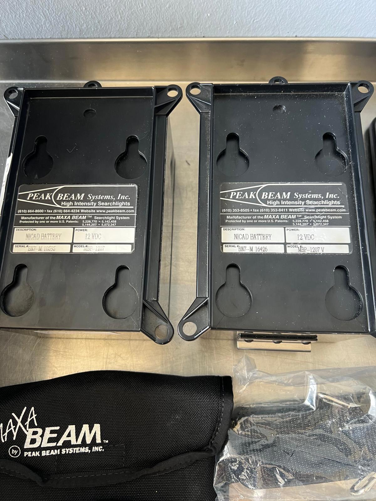 Maxa Beam MBPKG-B Handheld Xenon Searchlight Kit – Peak Beam Systems Inc.