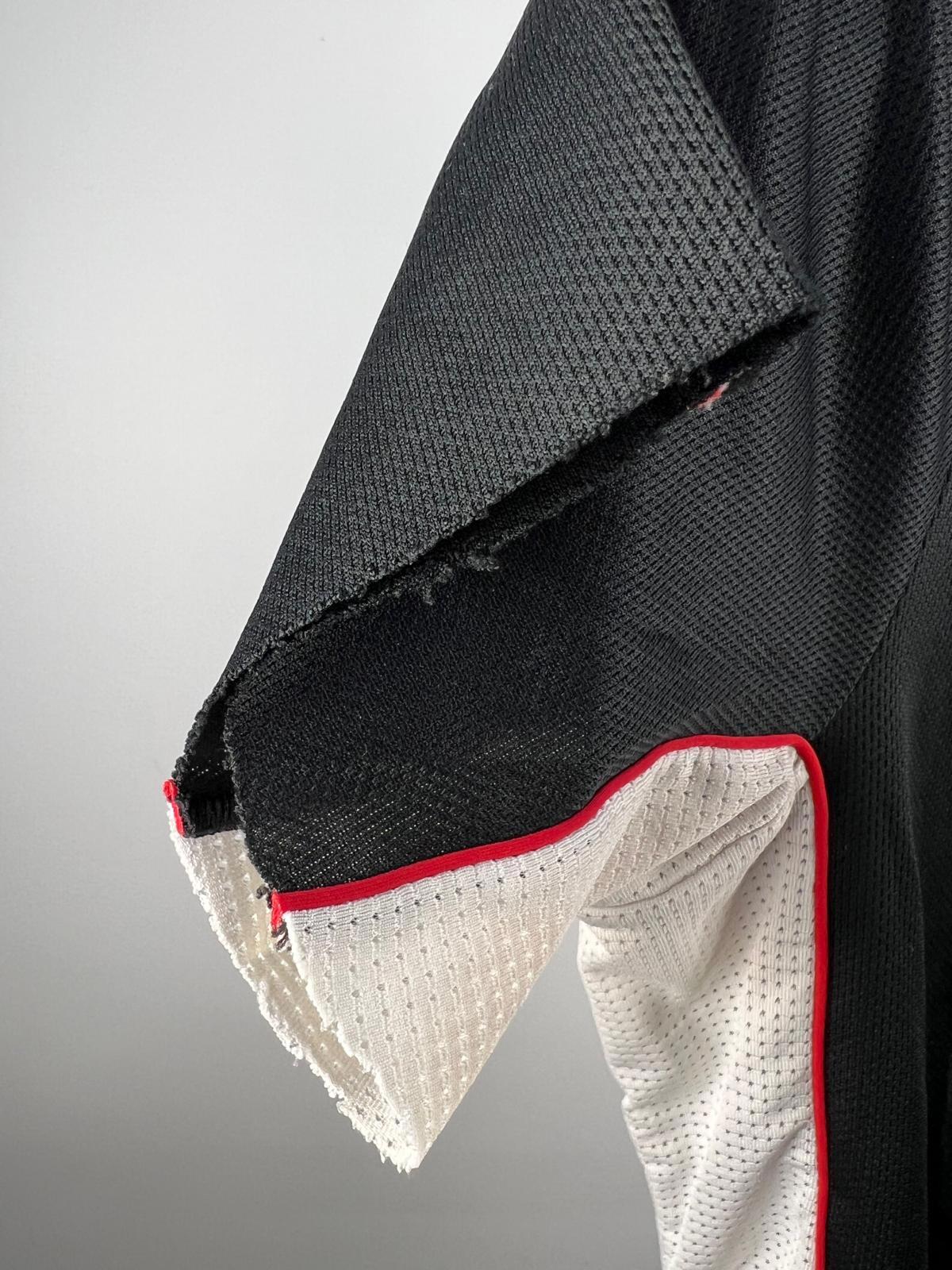 Santini SMS Cycling Jersey - XS - Black/Red/White - Full Zip - Made in Italy