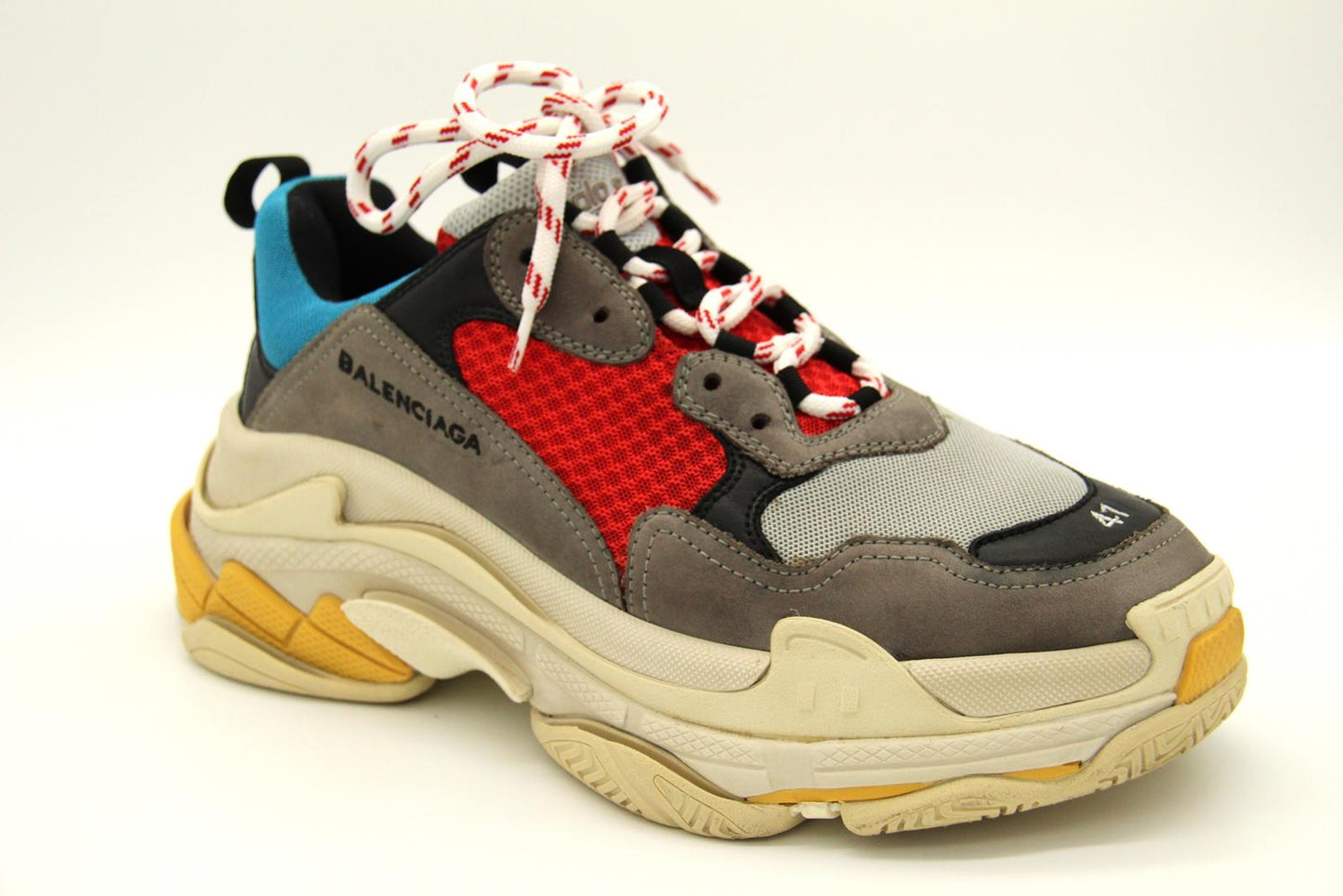 Balenciaga Triple S 'Blue Red' Size 41 EU 533883 Made in Italy