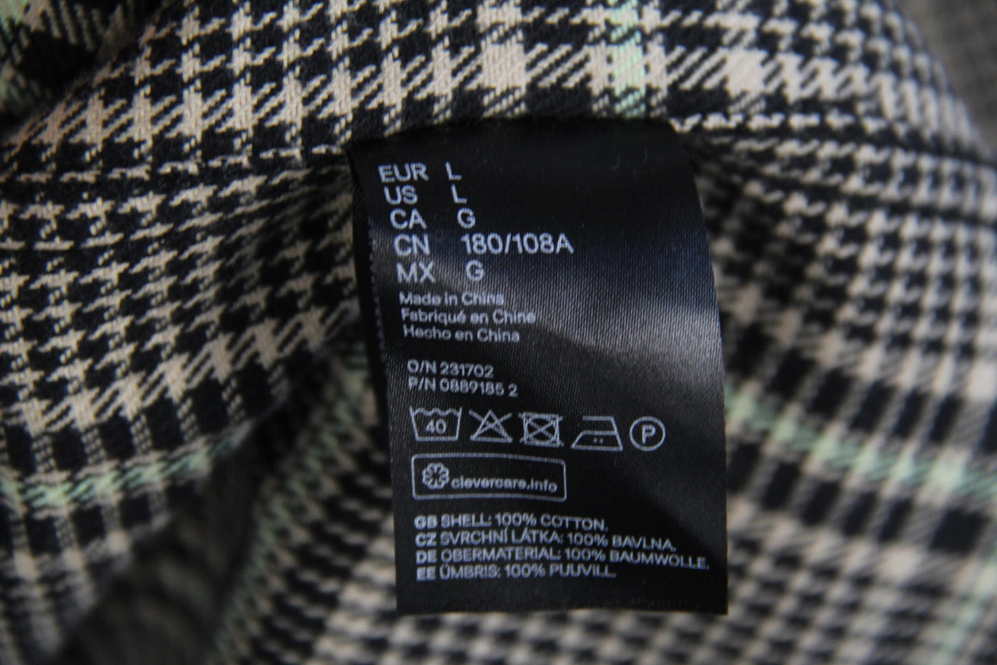 H&M L.O.G.G. Men's Zip-Up Overshirt Jacket – Size Large –