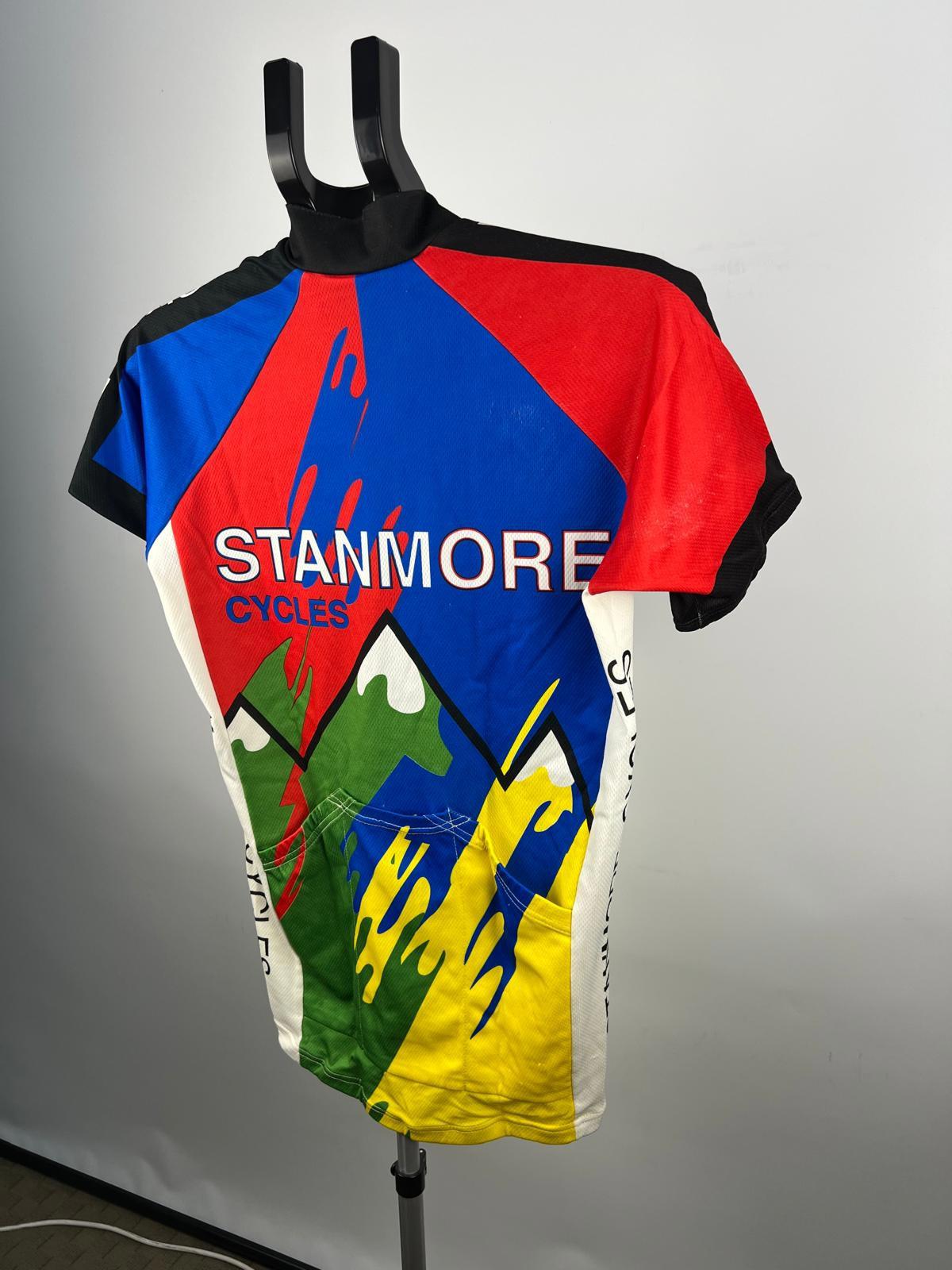 Clima Stanmore Cycles Vintage Cycling Jersey S Full Zip NZ Made