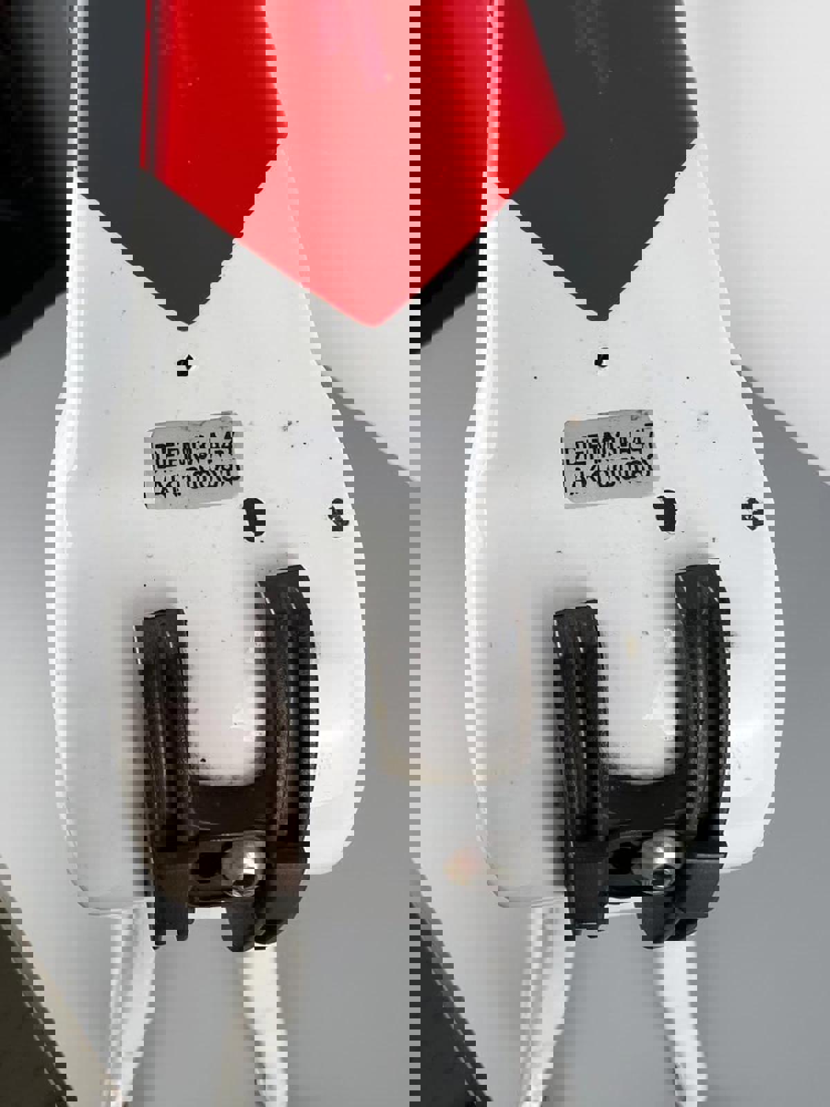 Dedacciai Assoluto Carbon Road Bicycle Frame + Fork (ISP, Red/White)