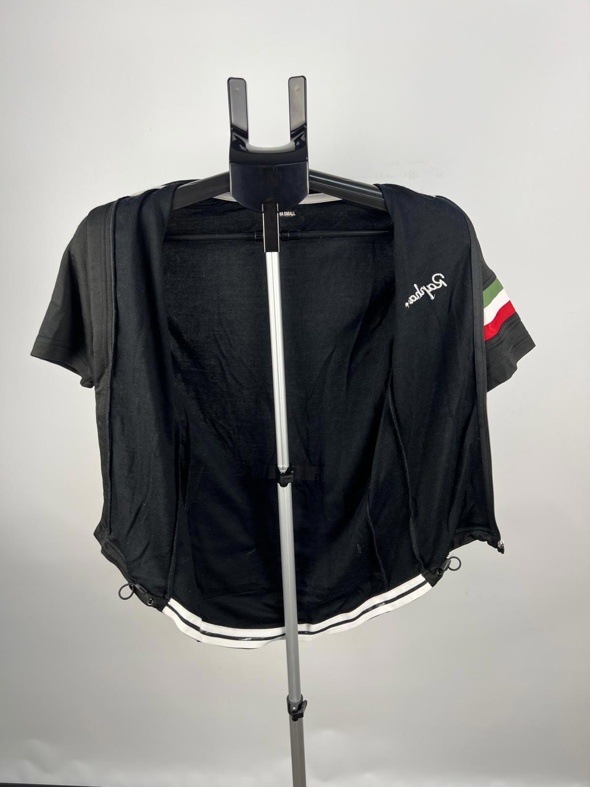 Rapha Cycling Jersey - XS - Black - Made in Italy - Short Sleeve - Full Zip