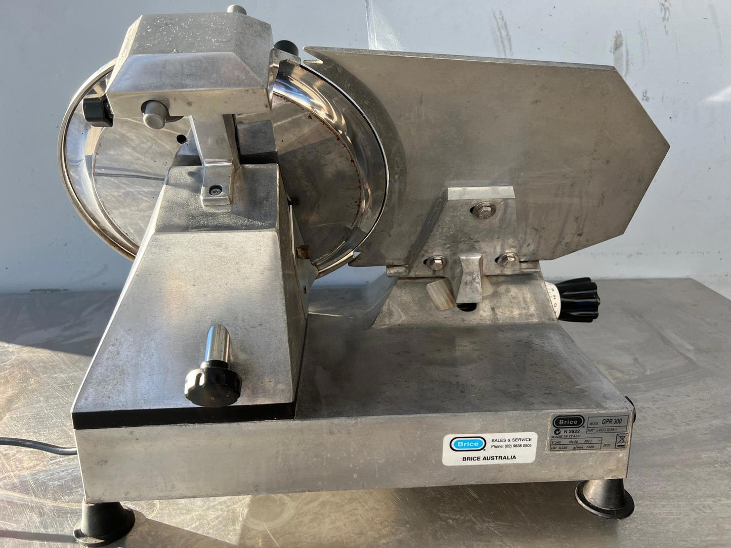 Brice GPR 300 Commercial Meat Slicer – Made in Italy