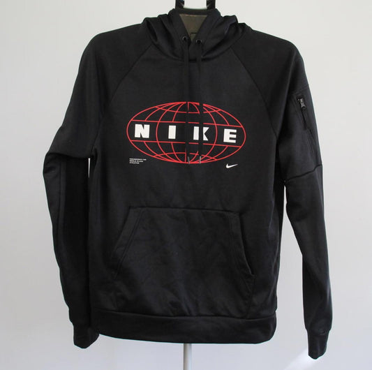Nike Therma-Fit Graphic Hoodie Men's Small Pullover Sweatshirt Fleece Warm Gym