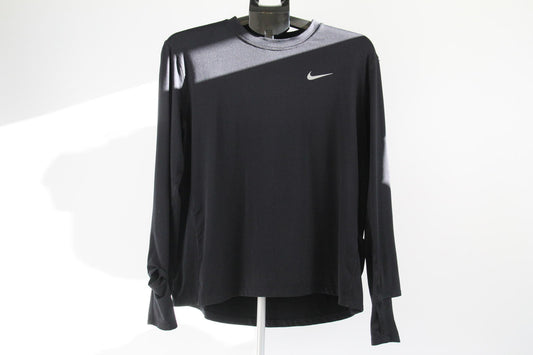 Nike Dri-FIT Long Sleeve T-Shirt - Black - Large