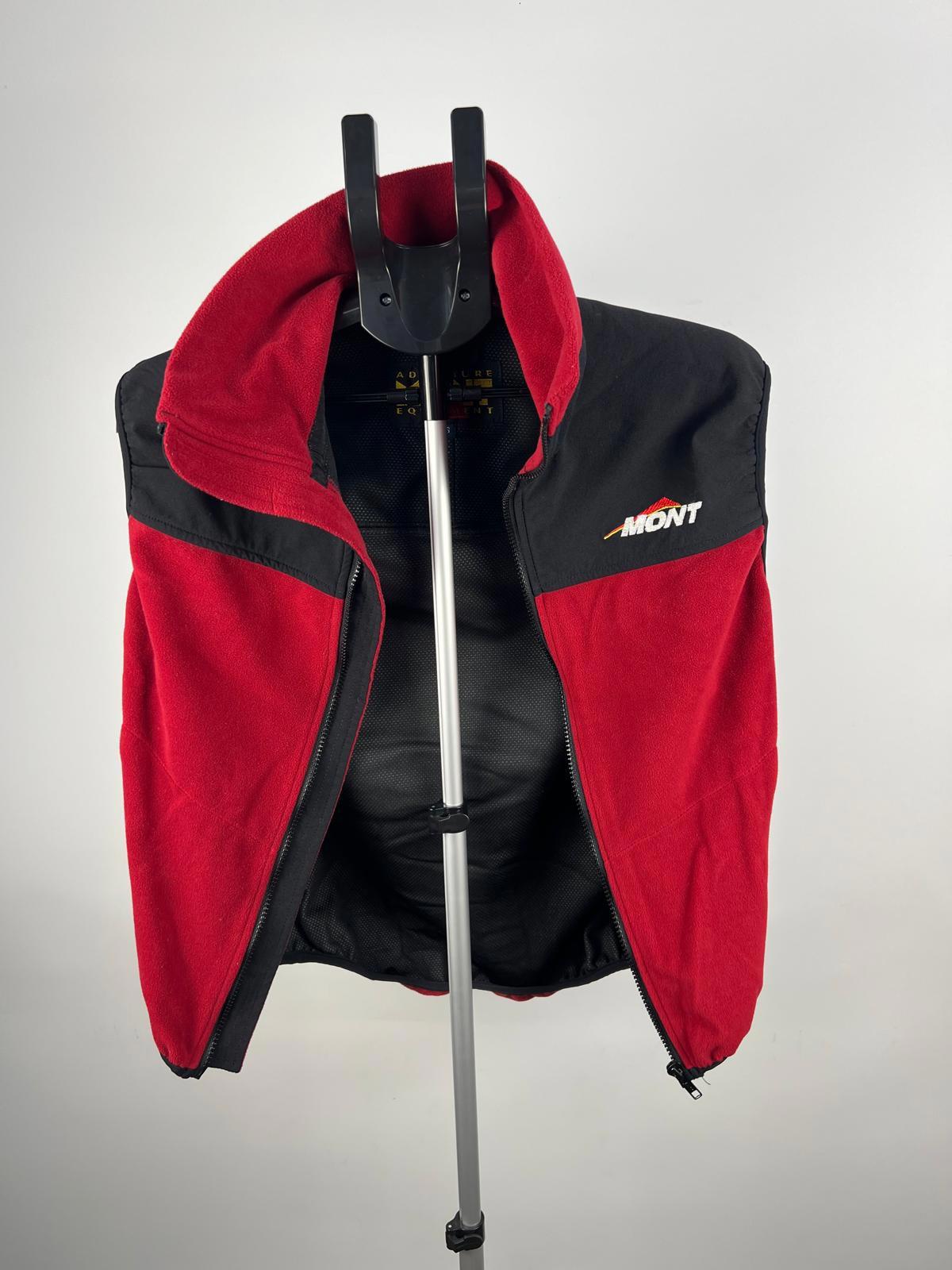 Mont Adventure Equipment Gore Windstopper Fleece Vest Red/Black S