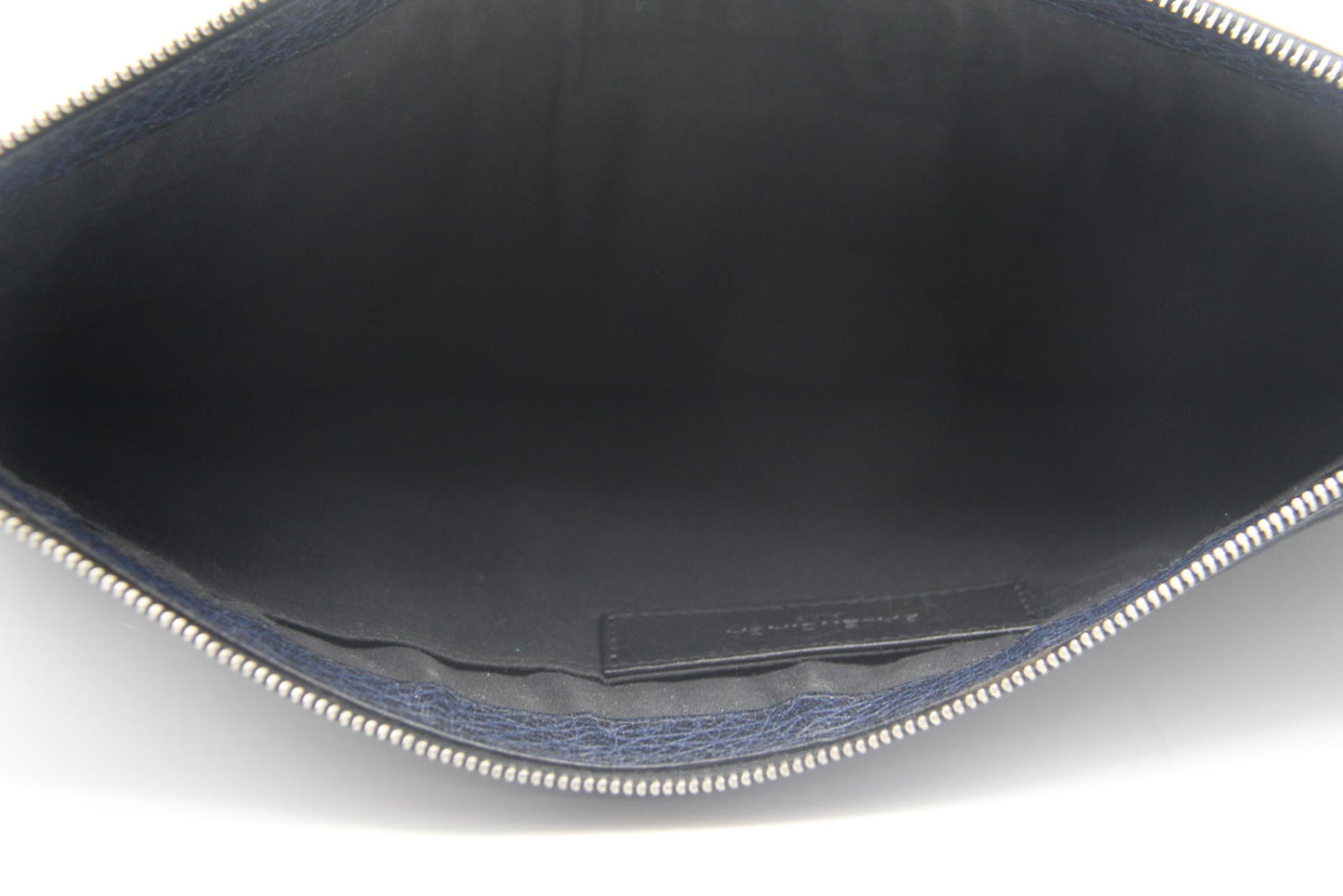 Balenciaga Paris Black Leather Clutch Bag