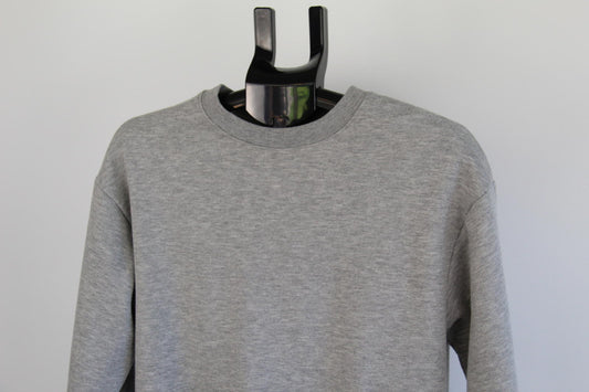 General Pants Co. Grey Crew Neck Brushed Back Fleece Sweatshirt - Size XS